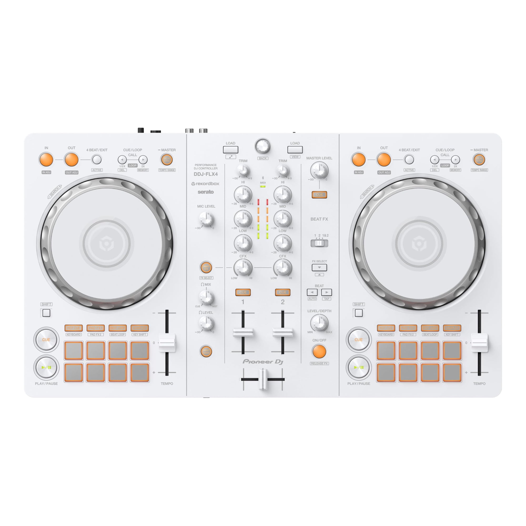 Controlador De Dj Pioneer Dj Ddj-flx4 Rekordbox Serato White
