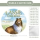 thumbnail image 2 of Lassie theme Fitted Round Tablecloths Elastic Edged Table Covers Waterproof Table Cloth For Kitchen Holiday Party Tables Decor 120cm, 2 of 6