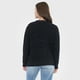 thumbnail image 2 of Sweater Mujer Chenille Negro Lurex Corona, 2 of 5