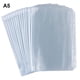 thumbnail image 1 of Paquete de 15 bolsillos A5 para carpetas, de PVC transparente, con 6 orificios y cremallera, impermeables, para guardar dinero y presupuesto., 1 of 6