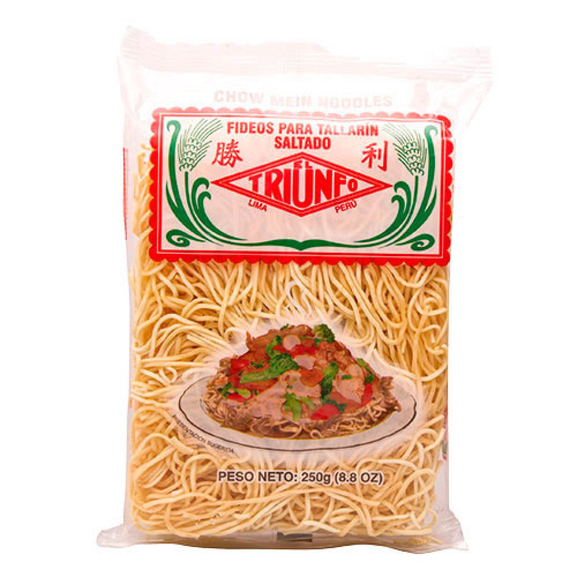 Fideo Para Tallarín Saltado Bolsa 250 g El Triunfo