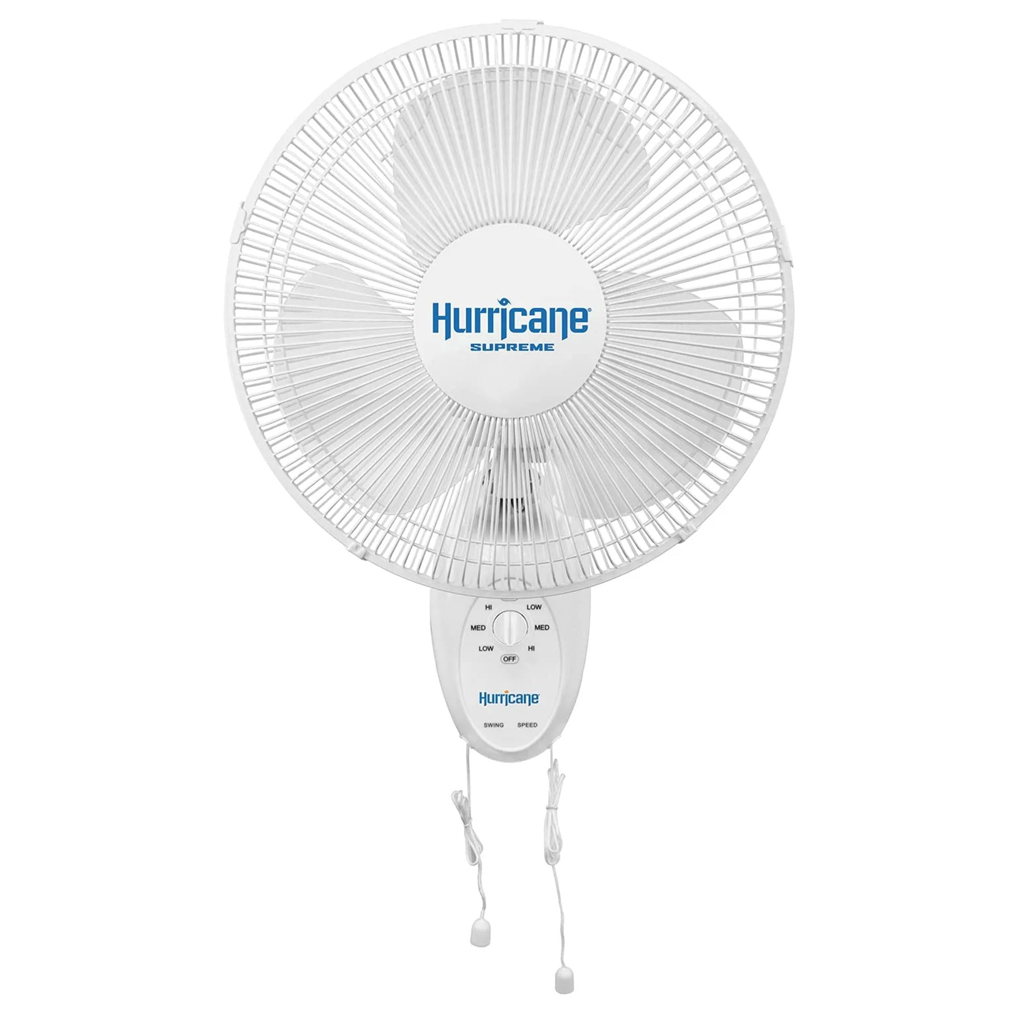 Ventilador De Pared Hurricane Supreme 12, Oscilante, 30 Cm, 3 Velocidades