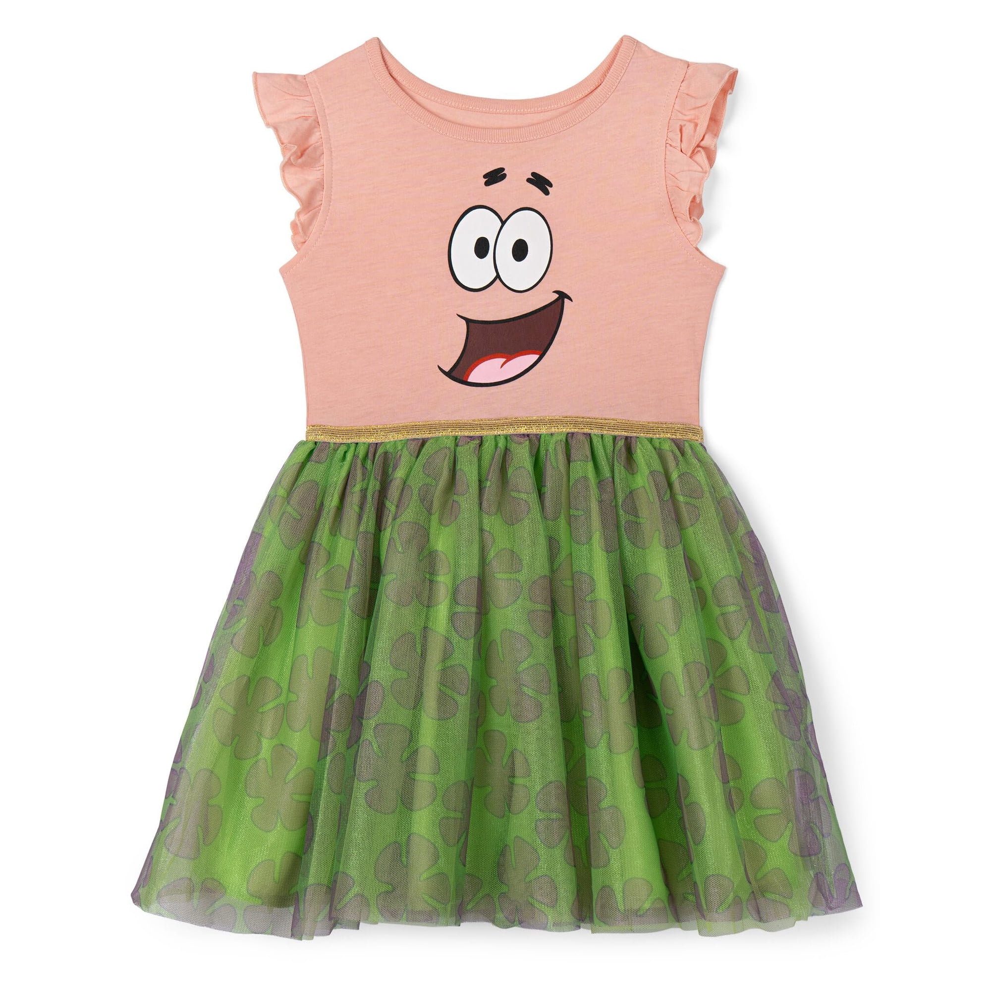 Spongebob Squarepants - Vestido De Bob Esponja Pantalones Cuadrados Patrick Star Cosplay Niña De 6 Años
