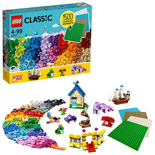 Platos LEGO 11717 Classic Bricks Bricks, tamaño grande y cre
