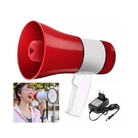 Tomasstore - Megáfono 20W Dinámico De Mano Recargable
