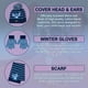 thumbnail image 2 of Set de gorro y guantes de invierno Disney Lilo and Stitch Girls, 2 of 4