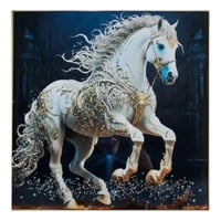 Genérico - Cuadro Decorativo Pared Caballo Fantástico Galope Jhn