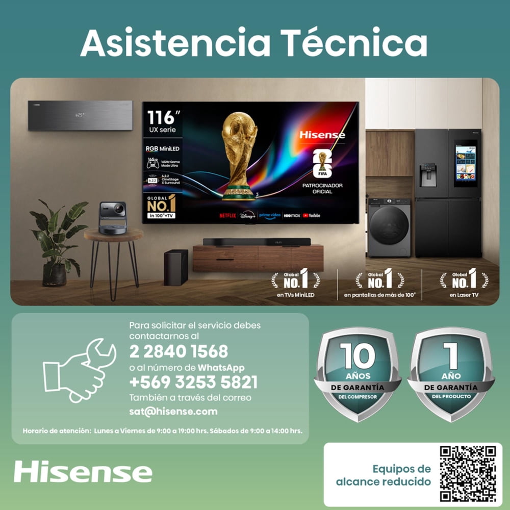 Hisense FT145N1BWF Blanco, foto 15