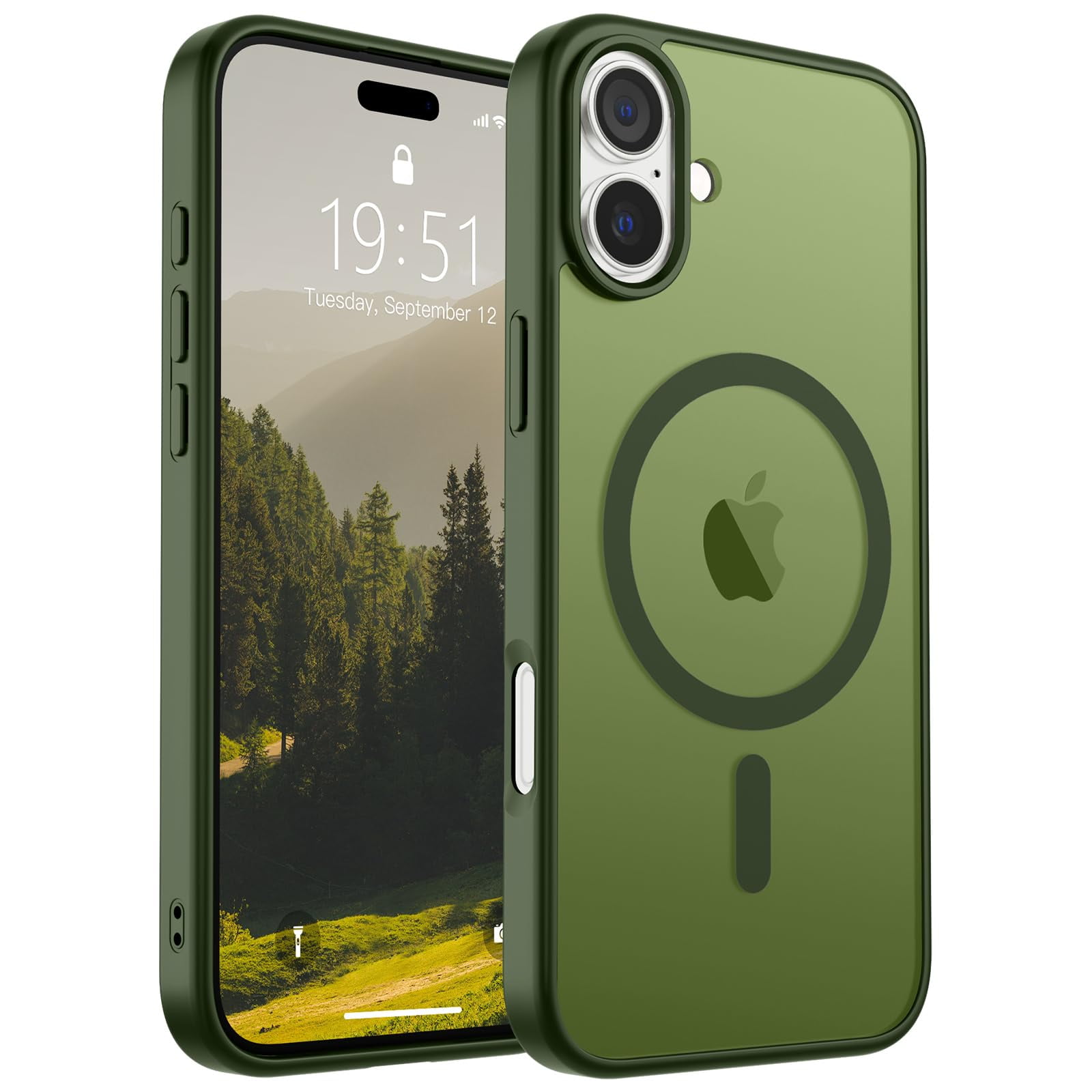 Funda Supfine Iphone 16 Magsafe Verde