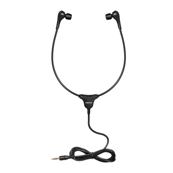 Auriculares estetoscopios SIMOLIO con aislamiento de ruido con cable para TV SM-621