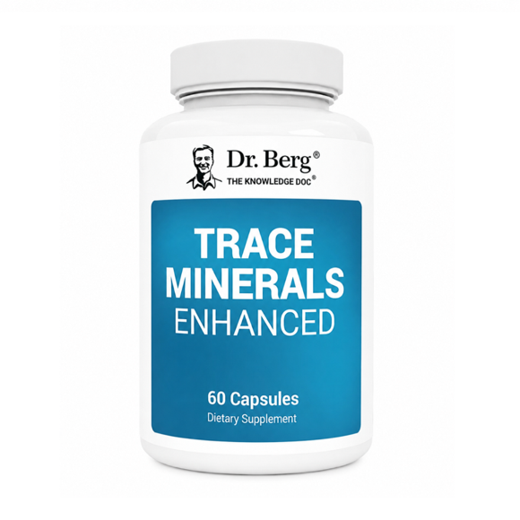 Dr. Berg Trace Minerals Enhanced Complejo Superior de Minerales 60 Capsulas Vegetales