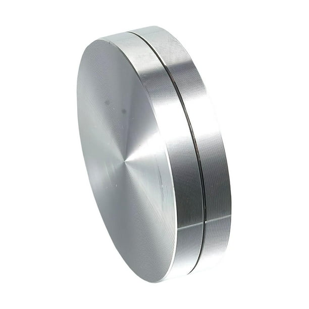 Cojinete de Plato Giratorio Accesorio de Disco Giratorio Cojinete de Cerámica Herramienta de Metal Cojinete de Aluminio Redondo para Mesa de Vidrio Pa 60 mm x 15 mm