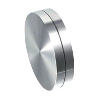 Magideal - Cojinete De Plato Giratorio Accesorio De Disco Giratorio Cojinete De Cerámica Herramienta De Metal Cojinete De Aluminio Redondo Para Mesa De Vidrio Pa 60 Mm X 15 Mm