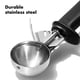 thumbnail image 3 of Cuchara para helado OXO Good Grips Classic de acero inoxidable negro, 3 of 8
