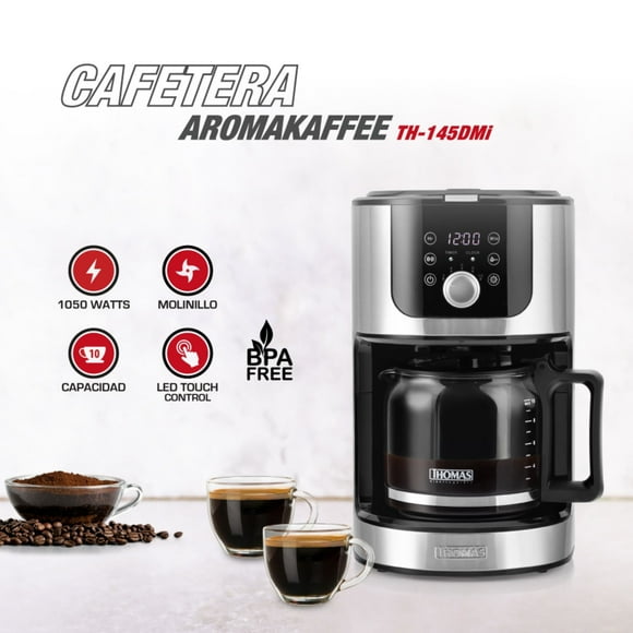 Cafetera Aromakaffee TH-145DMi Negra