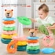 thumbnail image 4 of Children's Rainbow Stack Tower Three-dimensional Non-falling Wobbler Early Education Puzzle Toy Cartoon Animal Ring Layer By Layer Stack Tower Accumulation Ring Infant Toys Baby Toys, 4 of 4