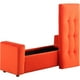 thumbnail image 4 of Banqueta Baul Lawin 2c Felpa 30 Naranja, 4 of 5