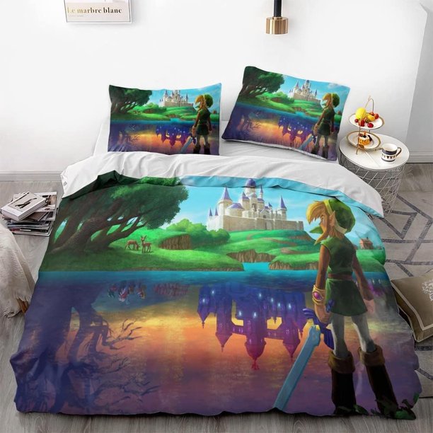 The Legend of Zeld-a Game Duvet Cover Set 3D Bedding Comforter Cover Bedding Set