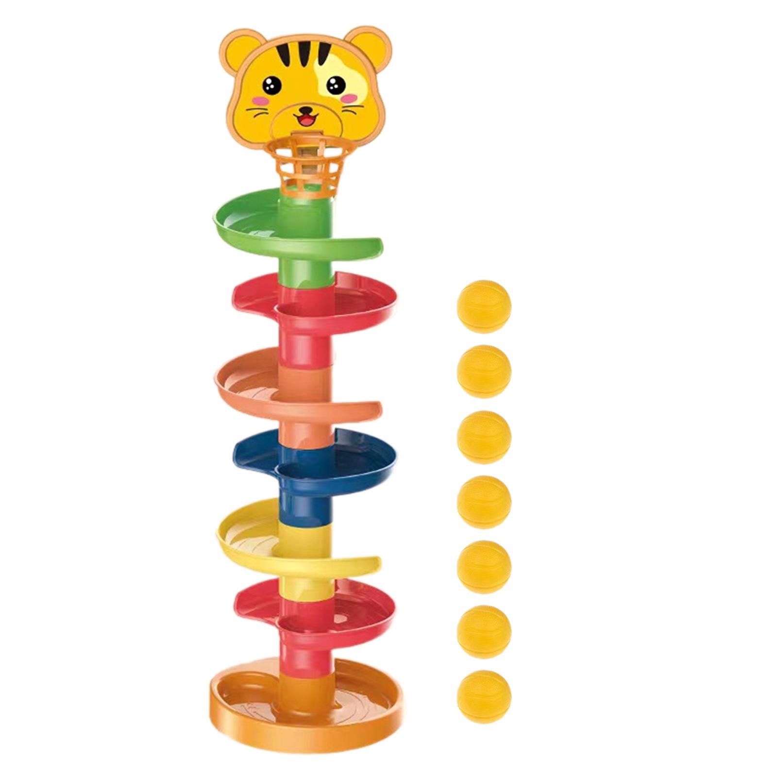 Bothyi - Juguete De Actividad De Pelota, Juguete Divertido Con Pista Rodante Para Niños, Regalo De Cumpleaños Para Bebés, 7 Capas