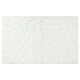 thumbnail image 1 of REGALWOVEN Alfombrillas de ba?o antideslizantes, tapete de ba?o geométrico de lujo, suave alfombra de microfibra, lavable, color blanco, 16" x 24"., 1 of 1