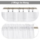 thumbnail image 4 of Cortinas RYB HOME de lino texturizado transparente, 84 x 52 pulgadas, color blanco, 2 paneles, 4 of 8