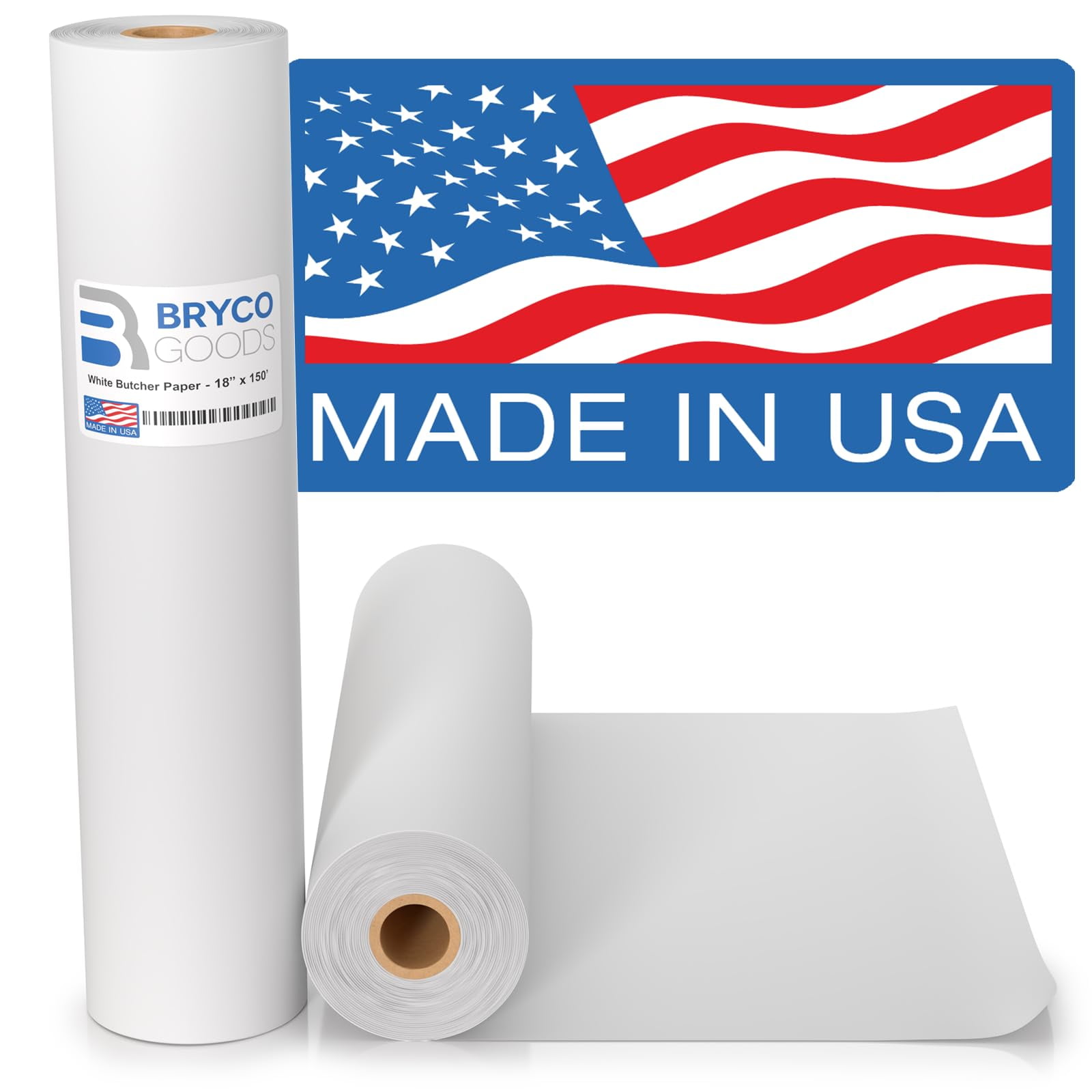 Rollo De Papel De Carnicero Bryco Goods, Blanco, 45 Cm X 45 M