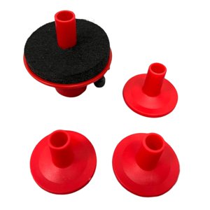 Bothyi - Hi Hat Stand Cymbal Drum Set Kit Drum Percusión Accesorios Cymbal Sleeves Red