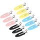 thumbnail image 1 of 12 pinzas para el pelo que no se doblan, para flequillo, ondas y maquillaje (negro, blanco, rosa, azul, amarillo), 1 of 7