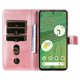 thumbnail image 5 of Funda tipo cartera para Google Pixel 7 con bolsillo con cremallera y ranuras para tarjetas – Función de soporte Rosa, 5 of 6