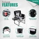 thumbnail image 5 of Silla Camping Director SUNNYFEEL Heavy Duty con mesa auxiliar, 5 of 7
