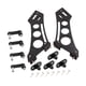 thumbnail image 3 of 2 piezas de soportes de montaje de patas de alerón genérico para alerón trasero de coche, accesorio portátil de alto rendimiento de primera calidad, r, 3 of 5
