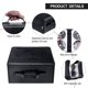 thumbnail image 3 of Funda para CD Bivisen con capacidad para 400 DVD, piel negra, 3 of 7