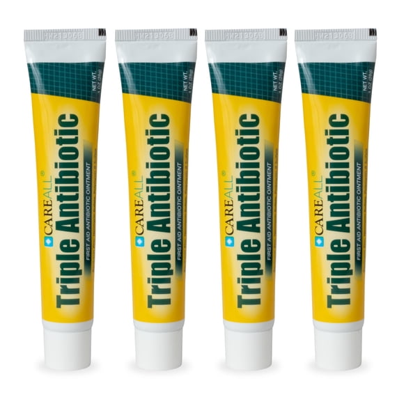 Pomada antibiótica de primeros auxilios CareAll Triple 30 ml (paquete de 4)