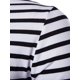 thumbnail image 4 of INSPIRE CHIC Camiseta de Hombre Cuello Redondo a Rayas de Manga Larga Pullover Top 38 Negro y Blanco, 4 of 8