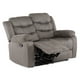 thumbnail image 5 of Sofá 2 Cuerpos Reclinable Tradicional Norman Gris, 5 of 16