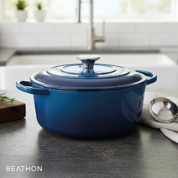 Olla Hierro Fundido Dutch Oven Teal Blue Beathon