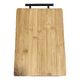 thumbnail image 1 of Tabla Para Picar De Bambú Madera Rectangular Con Asa Grande, 1 of 3