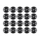 thumbnail image 3 of 20x Bobinas De Tira De Luz LED Para Protector De Tira De Luz LED De 7" Bobinas Negras Redondas De 12 Mm, 3 of 5