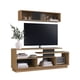 thumbnail image 3 of Rack para TV 60" con Repisa Aérea Miel Grafito Be Design (158X57X37,5 CMS), 3 of 6