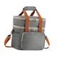 thumbnail image 3 of Lonchera reutilizable, bolso de mano, bolsa térmica, lonchera, bolsa térmica aislante, bolsa bento para comida, contenedor de cena para playa, oficina Doble capa, 3 of 5