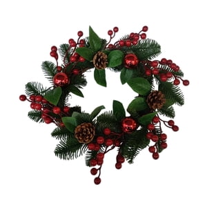 Bothyi - Anillo De Vela Navideña Decoración Del Hogar Decoración Navideña Para Sala De Estar Estilo Interior G