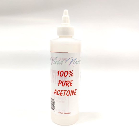 Vivid Nails Acetona Pura Removedor Profesional de Esmalte de Uñas (237 ml)