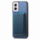 thumbnail image 5 of Funda de Cuero Magnética con Tarjetero para Motorola Moto G Power 2024 Cubierta Delgada Azul, 5 of 5