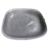 Magideal - Almohadilla De Silicona Para Arena Para Gatos, Antideslizante, Lavable, Portátil, Para Baño De Gatitos, Accesorio Para Mascotas, Bandeja Inferior Fáci