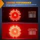 thumbnail image 3 of Luces traseras Nilight 18 cm 47 LED lente rojo reflectante, 3 of 7