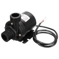 Magideal - Bomba De Agua Sin Escobillas De 1/2 "", Mini Bomba Centrífuga Silenciosa Portátil De 800L/ Acuario, Estanque, Pecera, Motor Sin Escobillas, , Elevación Dc12V 5.5M