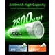 thumbnail image 2 of Pilas AA recargables EBL de alta capacidad, 1,2 V, Ni-MH, paquete de 28, 2 of 6