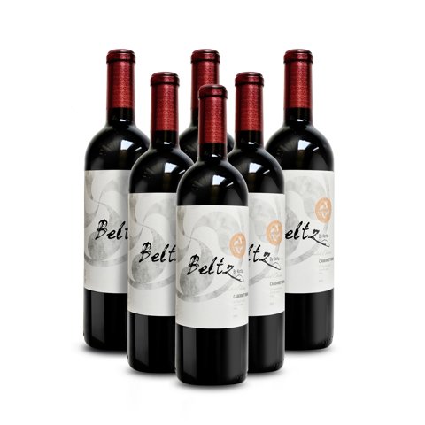 Korta - Vino Beltz Cabernet Franc, 6 Unidades
