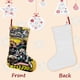thumbnail image 3 of My Hero Academia Tema: Calcetines de Navidad, fino lino blanco para colgar en escaleras y chimenea, decoración navideña para el hogar, regalo de Navidad. 45cm × 32cm, 3 of 5