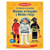Usborne - Libro Misiones Arriesgadas Y Maximo Riesgo - Vestuario En Pegatinas